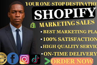 promote shopify store, ecommerce shopify marketing, shopify store sales
