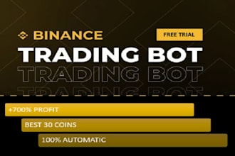 build hft trading bot, arbitrage bot, crypto trading bot, binance trading bot
