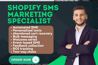 setup shopify sms marketing automizely klaviyo postscript avada attentive recart