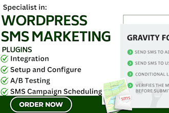 setup wordpress sms marketing plugins drip wp sms cartboss texty twillo bulkgate