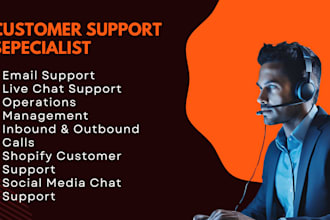 provide professional email and chat support for your business