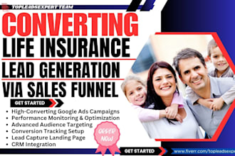 generate life insurance leads insurance leads life insurance leads via google ad
