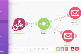 do any integration in make, pipedream, mulesoft, activepieces, uipath, workato
