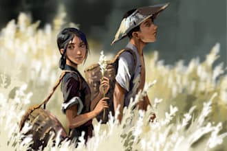 create illustrations for storybooks