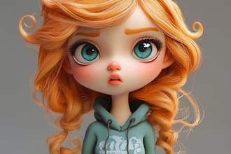draw cute cartoon animal character