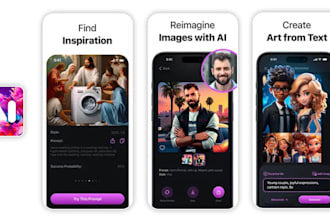 build ai chat and image generator app with website