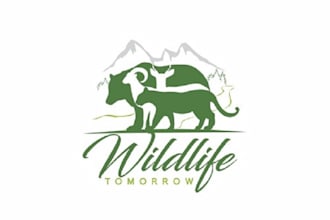 make powerful fantastic wildlife logo