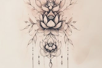 draw custom tattoo designs