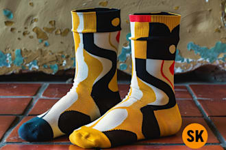 do custom socks design, socks model for you