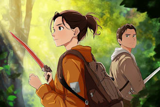 draw anime, manga, comics, book illustrations and doodle art