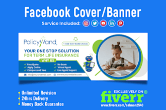 design professional facebook cover photo banner