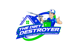 design pressure soft washing company logo