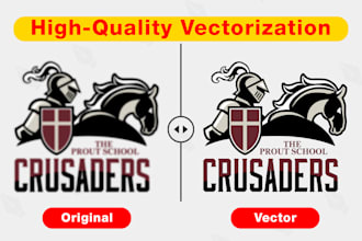 vectorize your logo, badge, sketch, or image