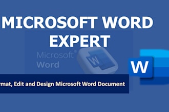 create, edit,  and format microsoft word document