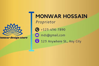 make business card and visiting card plan