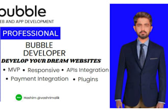 develop your dream website or app in bubble io