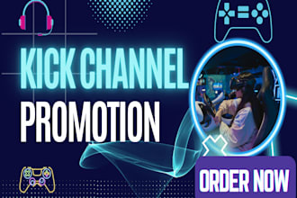 organic kick channel promotion to bring kick chatter viewers followers