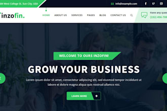 create credit repair, accounting, finance website, investment, insurance company