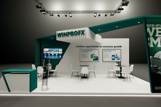 design your 3d exhibition booth, stall, kiosk, stand in 24 hours