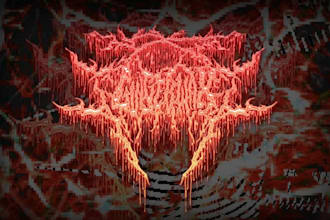 design a war metal band logo