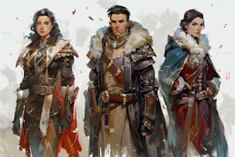 do dnd character art and d and d character ar