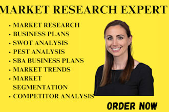 do market research ,niche, swot,competitor analysis and business marketing plan