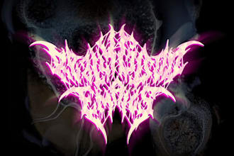 design a demonic black metal logo