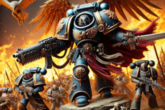 paint your warhammer 40k, sigmar and dnd miniatures