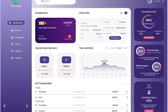 create stunning website design for cryptocurrencies and tokens ui ux web app