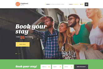 create a vacation rental, hotel booking, tour and travel booking website