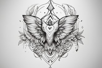 create a minimalist tattoo design for you
