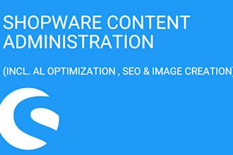 shopware content administration including SEO