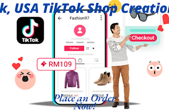 create and set up USA or UK tiktok account for tiktok shop success