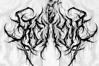death metal logo, metalcore, deathcore, for band, brands, clothing