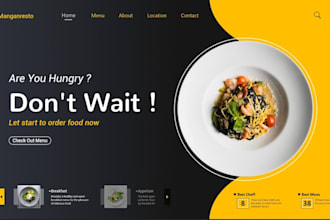 design restaurant website travel website logistics website tournament website