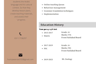 make professional cv, resume and portfolio design