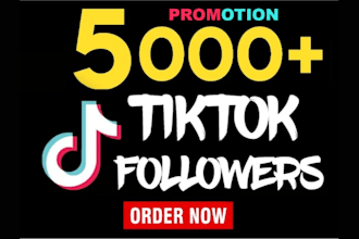 do your tik tok organic followers promotion