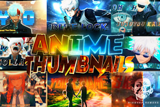 create u a cool anime thumbnail using after effects