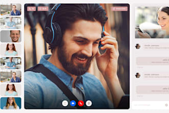 build webrtc video chat app with laravel