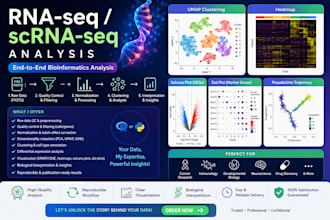 analyze scrna seq, rna seq and ngs data using r and python