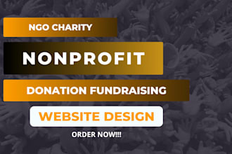 design nonprofit website charity website 501c3 website ngo website fundraising