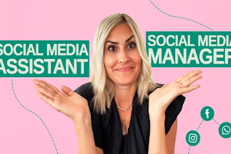 be your social media manager,  content creator or VA