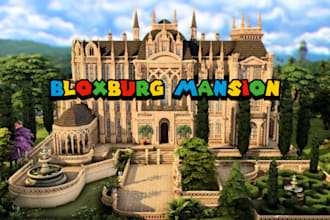 speedbuild you a bloxburg house, minecraft building, bloxburg mansion builder yt