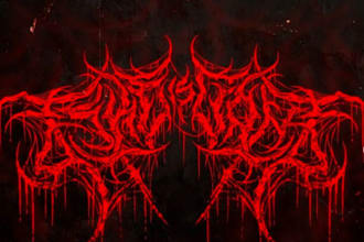 design your black, slamming, brutal, death metal logo