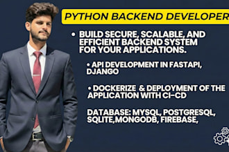 provide professional and scalable python backend development