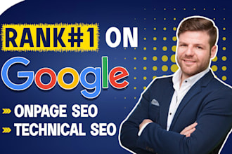 onpage technical SEO service for wordpress shopify wix squarespace website