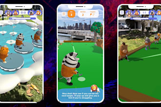 develop augmented reality app, ar game, pokemon go game app, ar product catalog