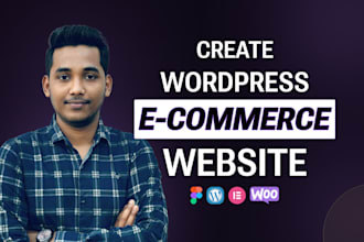 design wordpress ecommerce website or online shop with woocommerce