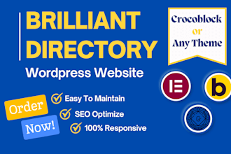 build a brilliant directory website with crocoblock or your theme
