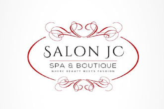 make beautiful fantastically salon and spa logo